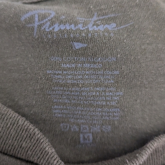 Primitive Skateboarding green short sleeve tiger globe Osaka Japanese shirt M - Picture 5 of 5